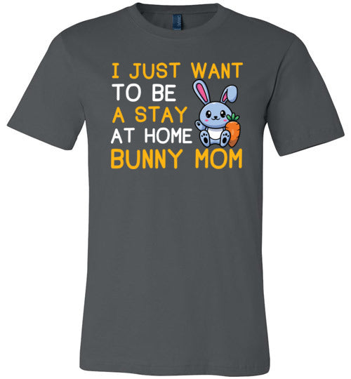 Stay at Home Bunny Mom Canvas