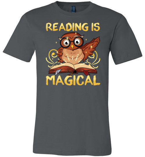 Owl Reading Is Magical Canvas