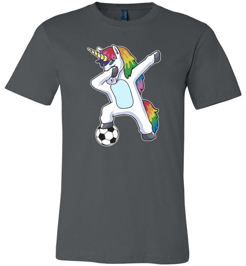 Soccer Dabbing Unicorn Canvas