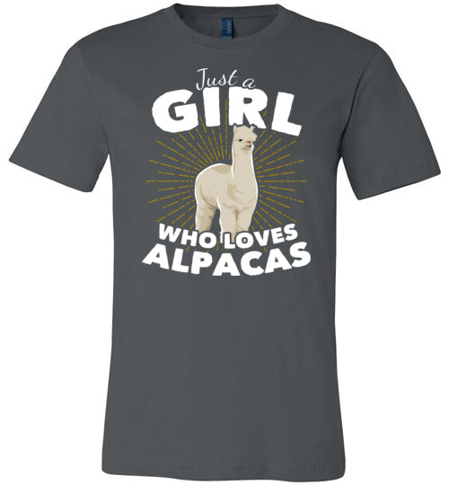 Just A Girl Who Loves Alpacas Canvas