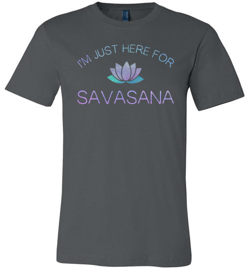 Yoga Just Here For The Savasana Canvas