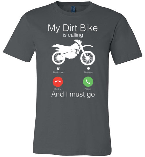 My Dirt Bike Is Calling Canvas