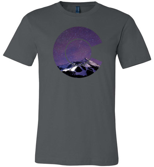 Colorado Flag Mountains Canvas