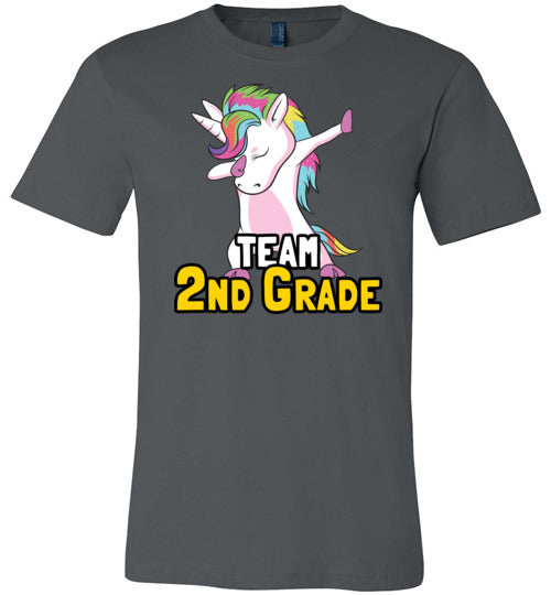 Unicorn Team Second Grade Canvas