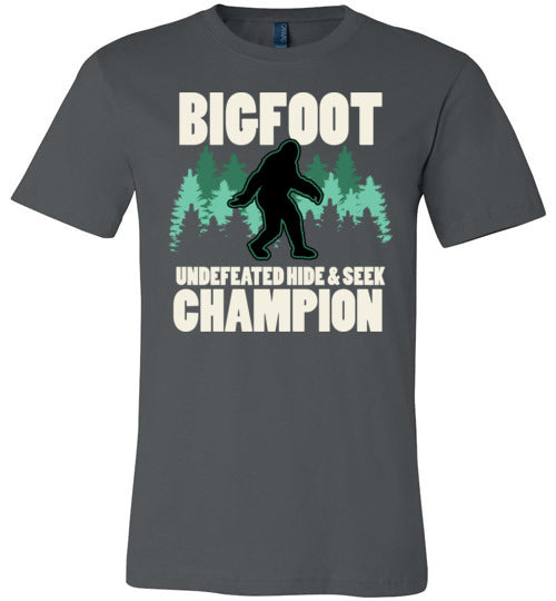 Bigfoot Hide And Seek Champion Canvas
