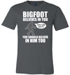 Bigfoot Believes In You Canvas