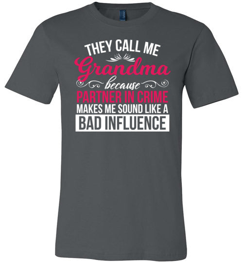 Grandma Partner In Crime Canvas