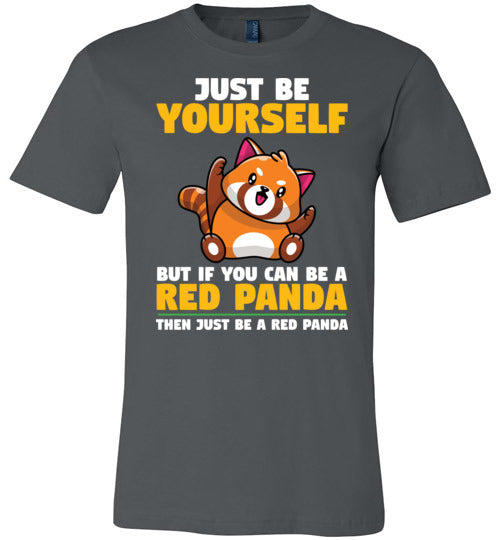 Just Be Yourself Red Panda Canvas