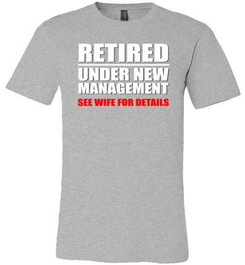 Retired Under New Management Canvas