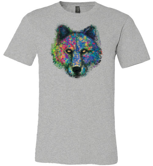 Wolf Watercolor Canvas