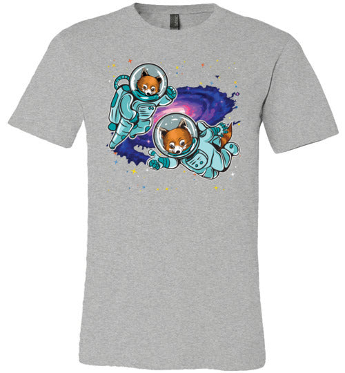 Red Pandas In Space Canvas