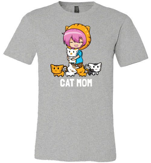 Kawaii Cat Mom Canvas