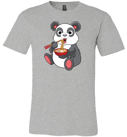Panda Eating Ramen Canvas