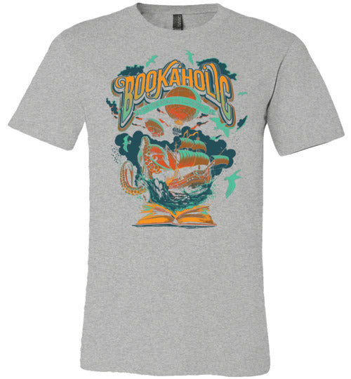 Bookaholic Octopus Canvas