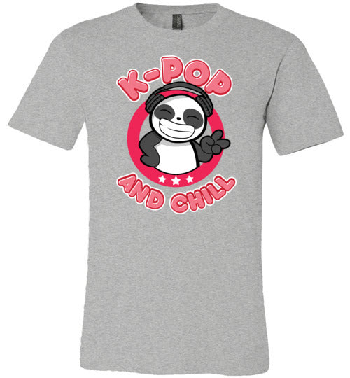 Kpop And Chill Panda Canvas