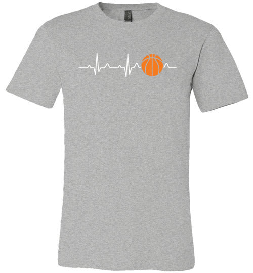 Basketball Heartbeat Canvas