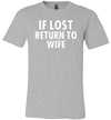 If Lost Return To Wife Canvas