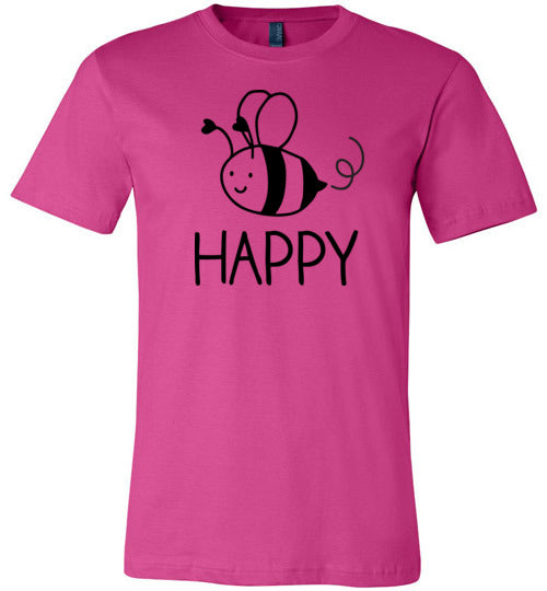Bee Happy Light Shirts Canvas