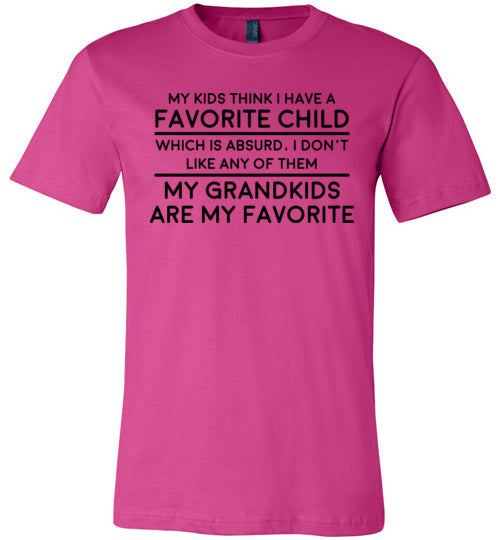 Favorite Child Grandkids Canvas