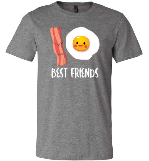 Bacon And Eggs Best Friends Canvas