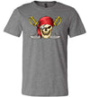 Pirate Skull Crossed Swords Canvas