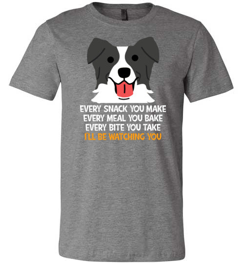 Border Collie Every Snack Canvas