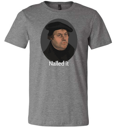 Martin Luther Nailed It Canvas