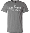 In Dog Years I'm Dead Canvas