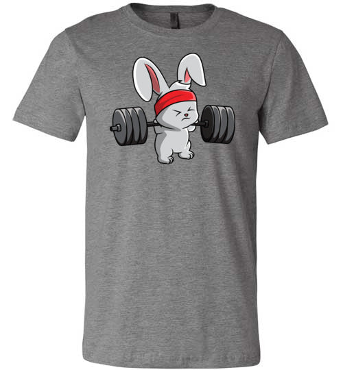 Bunny Rabbit Workout Weightlifting Canvas
