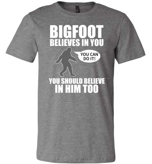 Bigfoot Believes In You Canvas