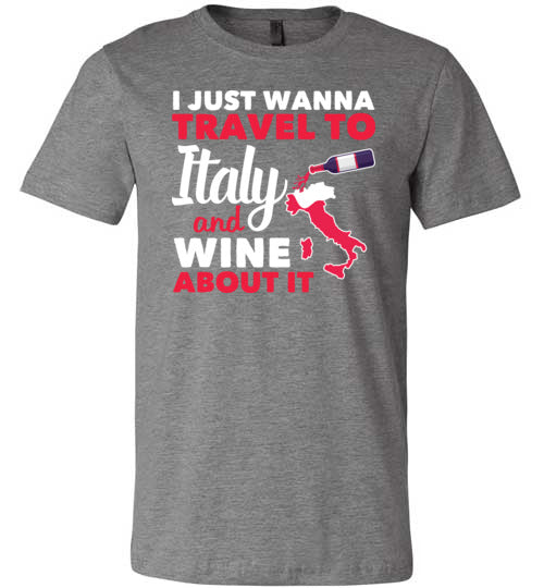 Italy Wine Travel Canvas