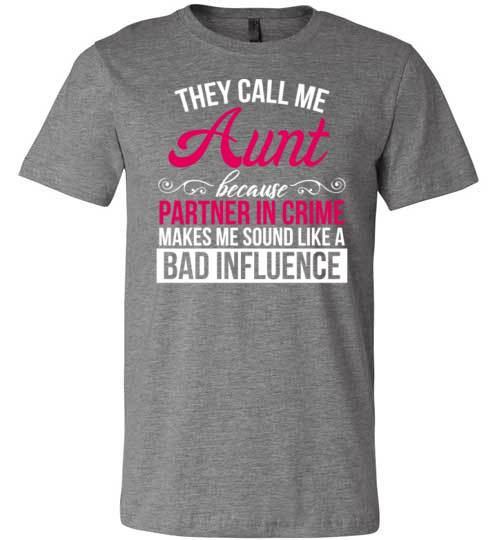 Aunt Partner In Crime Canvas