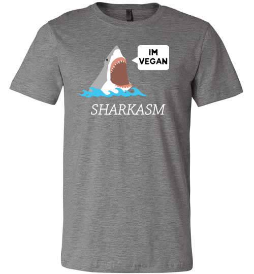 Sharkasm Vegan Canvas