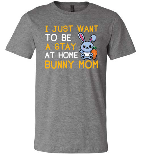 Stay at Home Bunny Mom Canvas