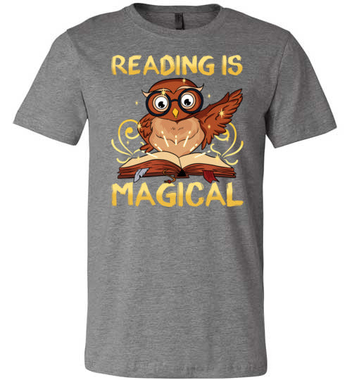 Owl Reading Is Magical Canvas