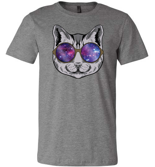 Cat Space Galaxy Glasses Canvas