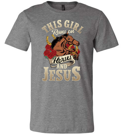 Horses And Jesus Canvas