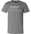 Tradition Definition Canvas