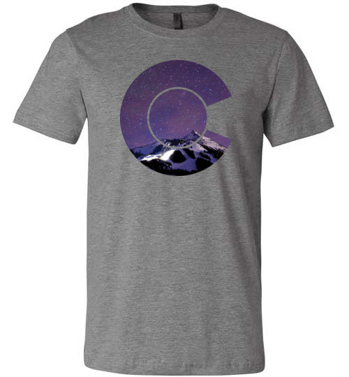 Colorado Flag Mountains Canvas