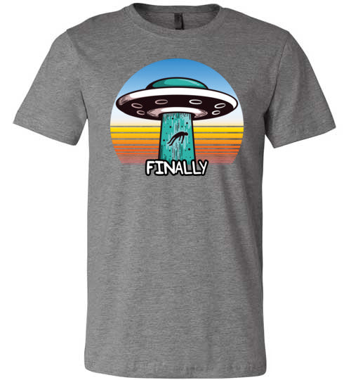 Alien Abduction Finally Canvas