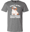 Cant Stop Havanese Canvas