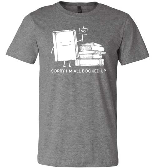 Sorry Booked Up Reading Canvas