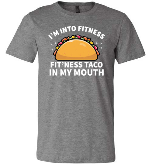 Fitness Taco In My Mouth Canvas