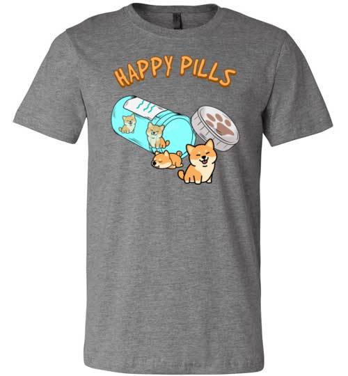Happy Pills Shiba Inu Canvas