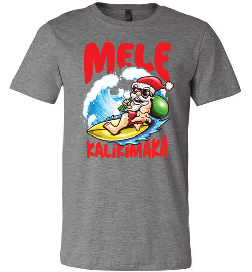 Hawaii Christmas Santa Canvas