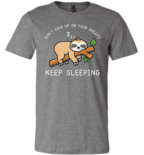 Sloth Dreams Keep Sleeping Canvas