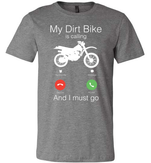 My Dirt Bike Is Calling Canvas