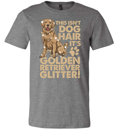 Golden Retriever Glitter Canvas