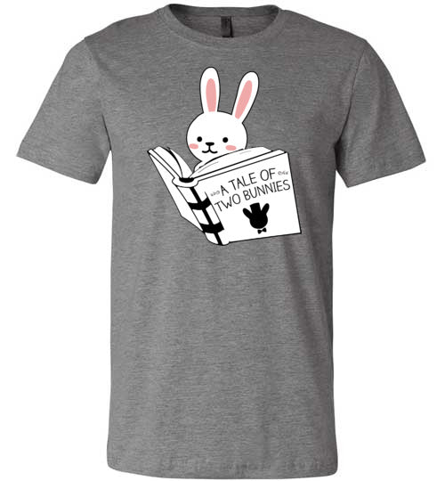 Bunny Reading Tale Of Two Bunnies Canvas