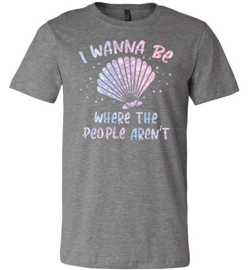 Mermaid I Wanna Be Where The People Aren't Canvas